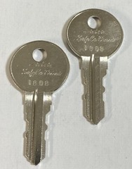 2-Keys for Stack On/Sentinel/RangeMaxx Safes – Codes I-801 thru I-861