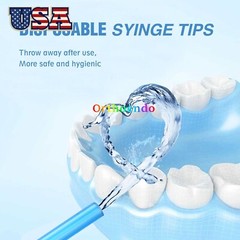Dental 3-Way Air Water Syringe Disposable Spray Tips Triple Nozzles Tubes 250Pcs