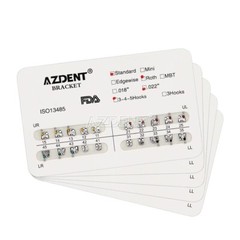 20 Packs AZDENT Dental Orthodontic Brackets Braces Standard Roth.022″ Hooks 345