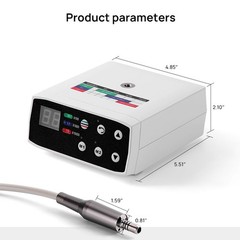 Dental Brushless Electric LED Micro Motor Internal Spray 3.4Ncm E-type YABANG