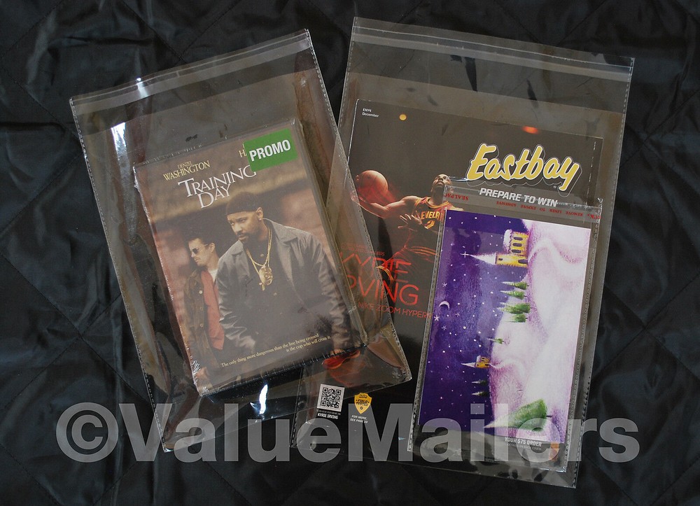 1.5 Mil Bags Resealable Clear T-Shirt Catalog Plastic Opp Cello Bags 10X15