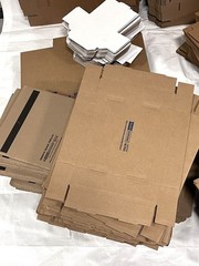 Lot of NEW “Bags Unlimited” Vinyl Record Mailer Boxes plus Shipping Fillers