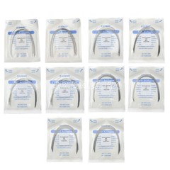 AZDENT Dental Orthodontic Heat Thermal Activated NITI Arch Wires Ovoid/Nature