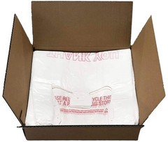 T shirt plastic bags/Disposable plastic bags with handles 1/6 barrel 200 bags