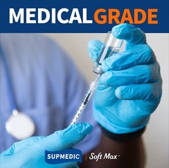 Blue Disposable Nitrile Gloves 3.5 Mil, Powder Free Food-Grade Exam Gloves