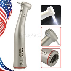 Dental Electric Handpiece 1:5 Contra Angle Fiber Optic SANDENT
