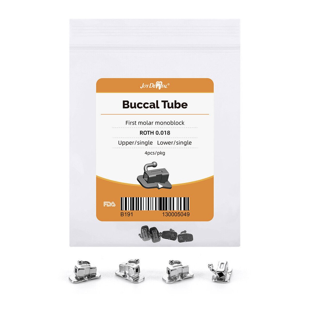 Dental Orthodontic Buccal Tubes 1st Molar Roth/MBT 018/022 Bondable Non-Converti