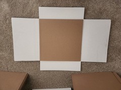 23 LP Record Album Mailers Book Box Variable Depth & 44 Mailer Insert Pads