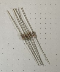 1 K Ohm, 5%, 250 mWatt, Metal Film Resistor, Unbranded, 5 Each
