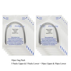 100pc Dental Orthodontic Arch Wires Niti Rectangular Round Natural 1622 012 016