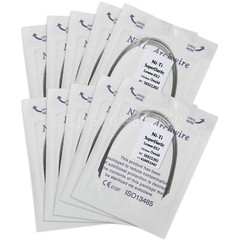 10pcs/pk Dental Orthodontic Niti Arch Wire Round Ovoid Form all size option st
