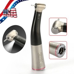 Dental 1:5 Fiber Optic LED Contra Angle Handpiece Internal Four Spray /Cartridge
