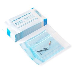 3.5 X 6.5 Self Sterilization Pouches for Dental Offices, 100 Pcs Self Seal St…