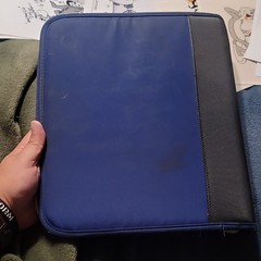 MTV Zipper Binder Portfolio with Various cartoon cells. read description
