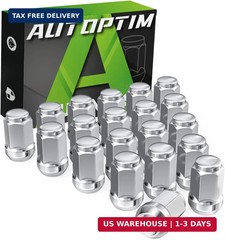 AUTOPTIM 1/2-20 Lug Nuts – Replacement for 1987-2018 Jeep Wrangler JK, 2002-2012