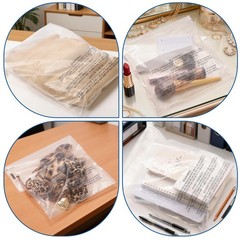 Multi-size Clear Poly Bags with Suffocation Warning for clothing and toys