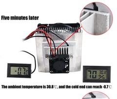 Mini Air Conditioner DC 12V DIY Thermoelectric Peltier Refrigeration Cooling….