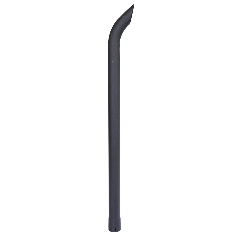 Exhaust Stack Pipe Replacement UNIVERSAL 2-1/2″ x 48″ Curved Black