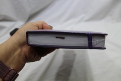 Winkooy Leather Hardcover Lined Journal Notebook A5 366 Pages Pen Loop, Purple
