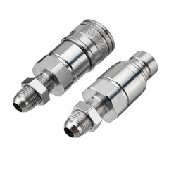 1/2″ Flat Face Skid Steer Hydraulic Quick Connect Coupler Set 1/2″ (#8) JIC Bulk