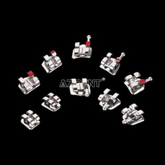 20 Packs AZDENT Dental Orthodontic Brackets Braces Standard Roth.022″ Hooks 345