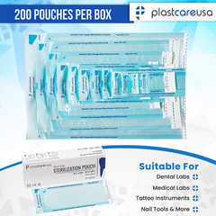 Self Sterilization Pouches Pouch Autoclave, Sterilizer Bags Dental Tattoo Nail