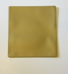 1 NEW GOLD VINYL CHECK BOOK COVER & 6 NEW CHECKBOOK TRANSACTION REGISTERS