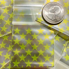 BaggiesSince1987 – 175175 ZipSeal Design Bags SUNNY FACE GOLD 100PCS, 👀Detail🔽