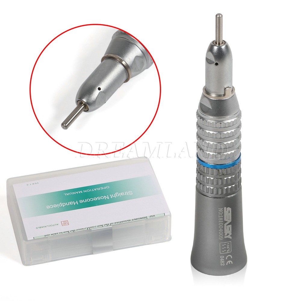 Straight Nose Cone Handpiece Inner Water / Fiber Optic fit NSK Dental
