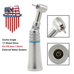 Yabangbang Dental Low Speed Contra Angle Handpiece Push Button Fit FG 1.6mm Burs