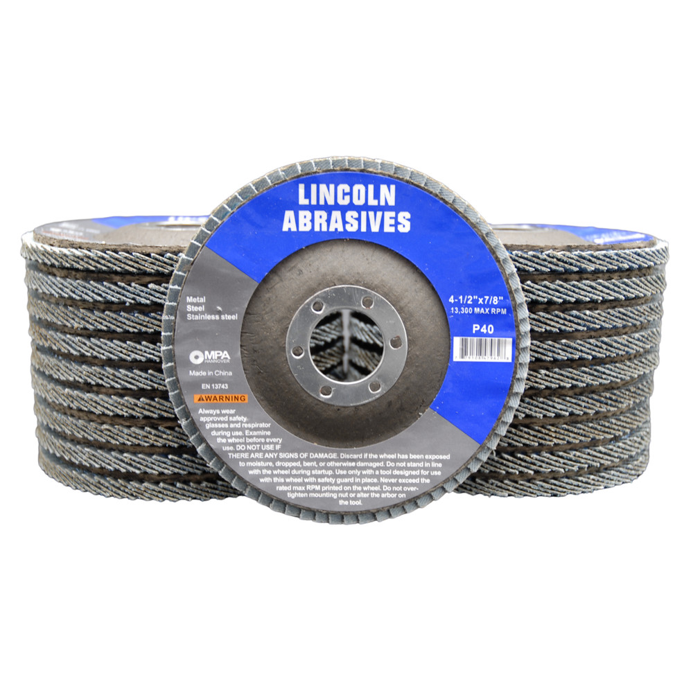 20 Pack Flap Discs 40 Grit 4.5″ x 7/8″ Grinding Sanding Wheels Disc Zirconia T29