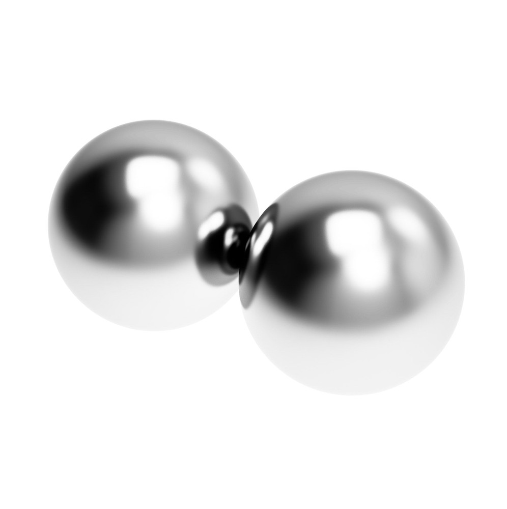 3/4 Inch Neodymium Rare Earth Sphere Magnets N48 (2 Pack)