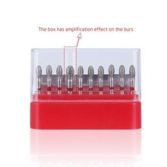 AZDENT Dental Diamond Burs Football/Fine #368-023F #379-023F Friction Grip