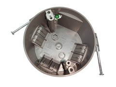 25-Pack 4 inch Round Electrical Ceiling Box w/Grounding 20 Cu In ETL Certified