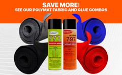 Polymat 797 High-Temp Adhesive Automotive Vehicle BODY SHOP GLUE [160F]