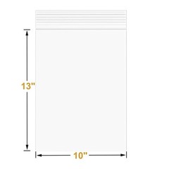 1/20 Pc 10″X13″ Thick Clear Zip Seal Lock Storage Bags 2 Gallon Heavy-Duty 4 Mil