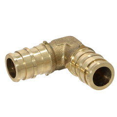 25 Pieces XFITTING 1/2″ Pex A Elbow, Expansion Elbow, Lead Free Brass