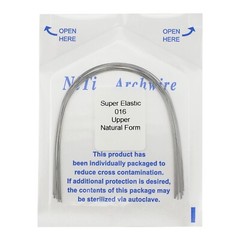 100PCS Dental Orthodontic Niti Arch Wire Natural Form Arches Round Rectangular