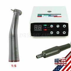 Dental Brushless LED Electric Micro Motor 1:5/1:1 Increasing Handpiece UPS