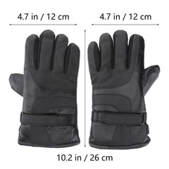 1Pair Winter Riding Heated Gloves Touch Screen Electric Gloves for Motorcycles