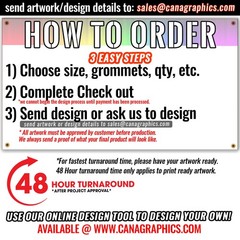 Custom Banner Sign – Quality Digital Print – Fast Shipping USA