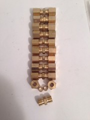 3/16″ Brass Compression Fittings-10 Pcs Per Bag