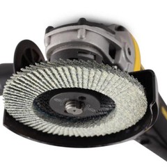 5 Pack – 4.5″ x 7/8″ BHA 60 Grit Stearate Coated Flap Discs for Aluminum T27