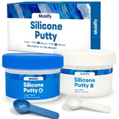 Silicone Putty Fast Set, (250Ml Part a + 250Ml Part B) | 40-Second Work Time | 2