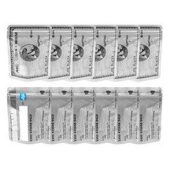 100PCS 3.5g Zip Seal Mylar Pouches Food Grade Resealable Smell Proof Storage Bag