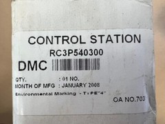 DMC CONTROL STATION RC3P540300 RC3P 10A 500VAC TYPE 4 ENCLOSURE 3-BUTTON