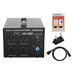 Heavy Duty 3000W Voltage 220V-110V 110V-220V Step Up/ Down Transformer Converter
