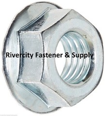 M12-1.25 JIS Flange Nuts Small Hex M12x1.25 Nut 12mm x 1.25 Serrated Flange 10.9