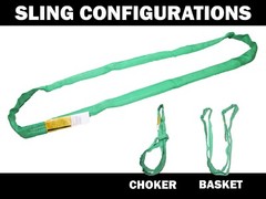 Endless Round Lifting Sling ENR Rim Sling Tow Wrecker Belt Recovery Color