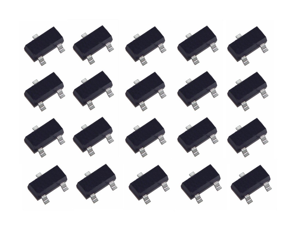 20 Pcs Pack Lot SOT-23 Triode Transistor SMD MMBT2222LT1 MMBT2222 2N2222 2222 1P